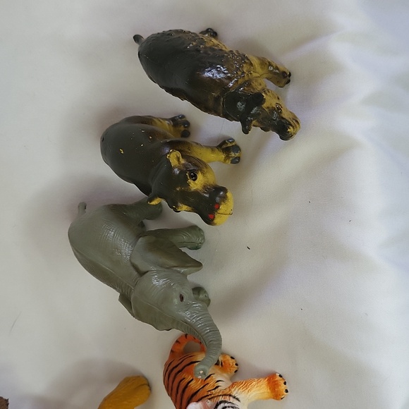 Rubber Animal Action Figures 1980s-1990s Lot of 11 - Picture 3 of 6